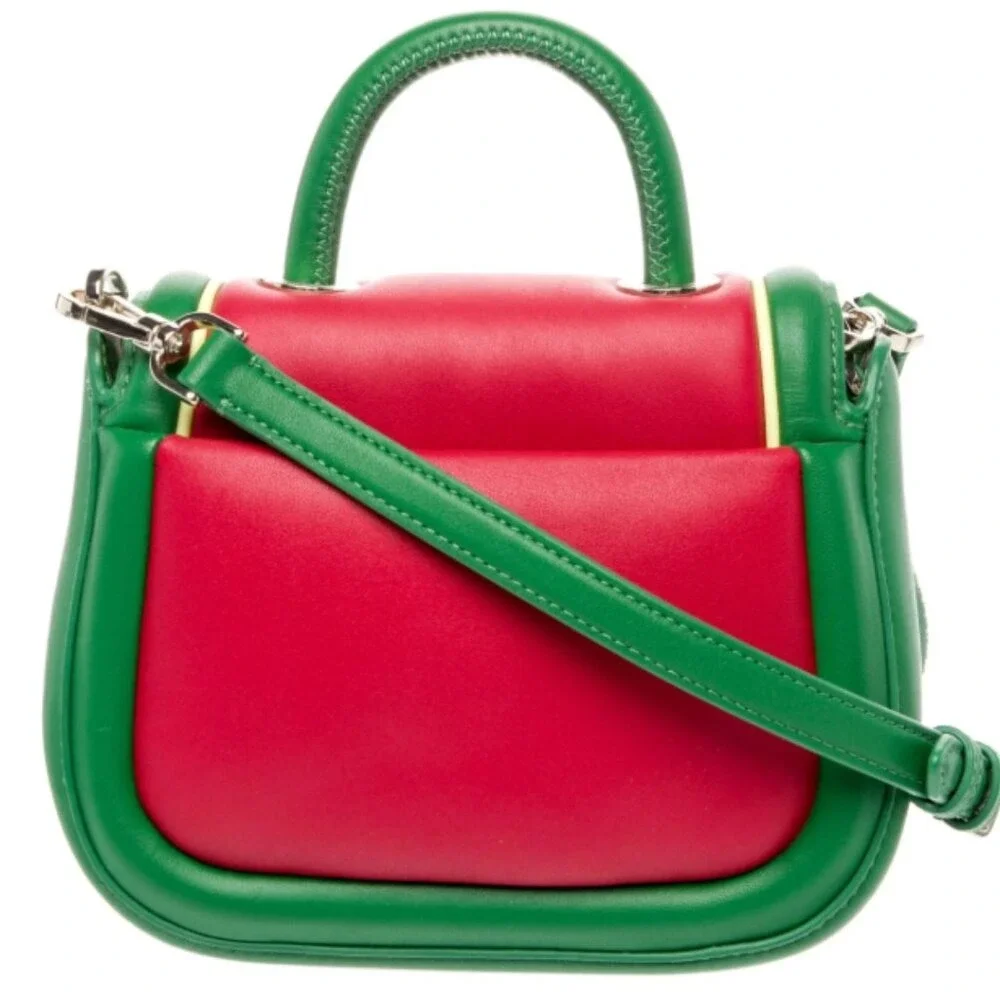 Kate Spade Puffy Watermelon Mini Top Handle bag with crossbody strap - Picture 15 of 17